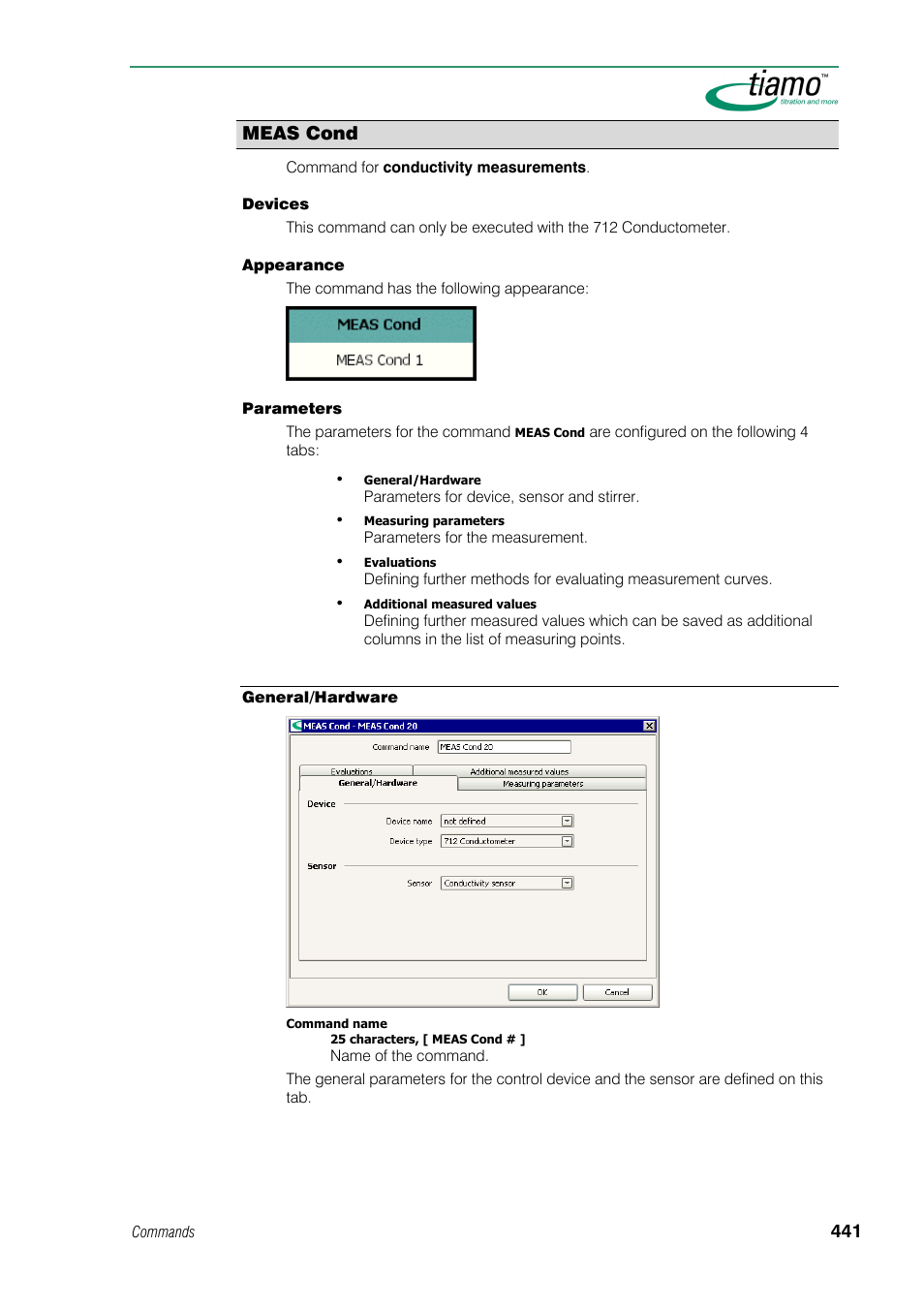 Meas cond | Metrohm tiamo 1.0 Manual User Manual | Page 465 / 714