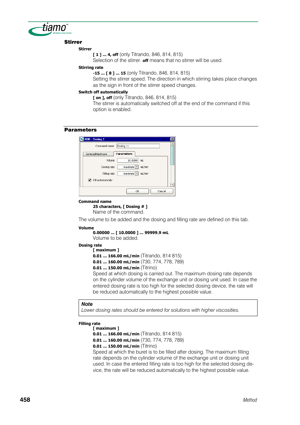 Metrohm tiamo 1.0 Manual User Manual | Page 482 / 714
