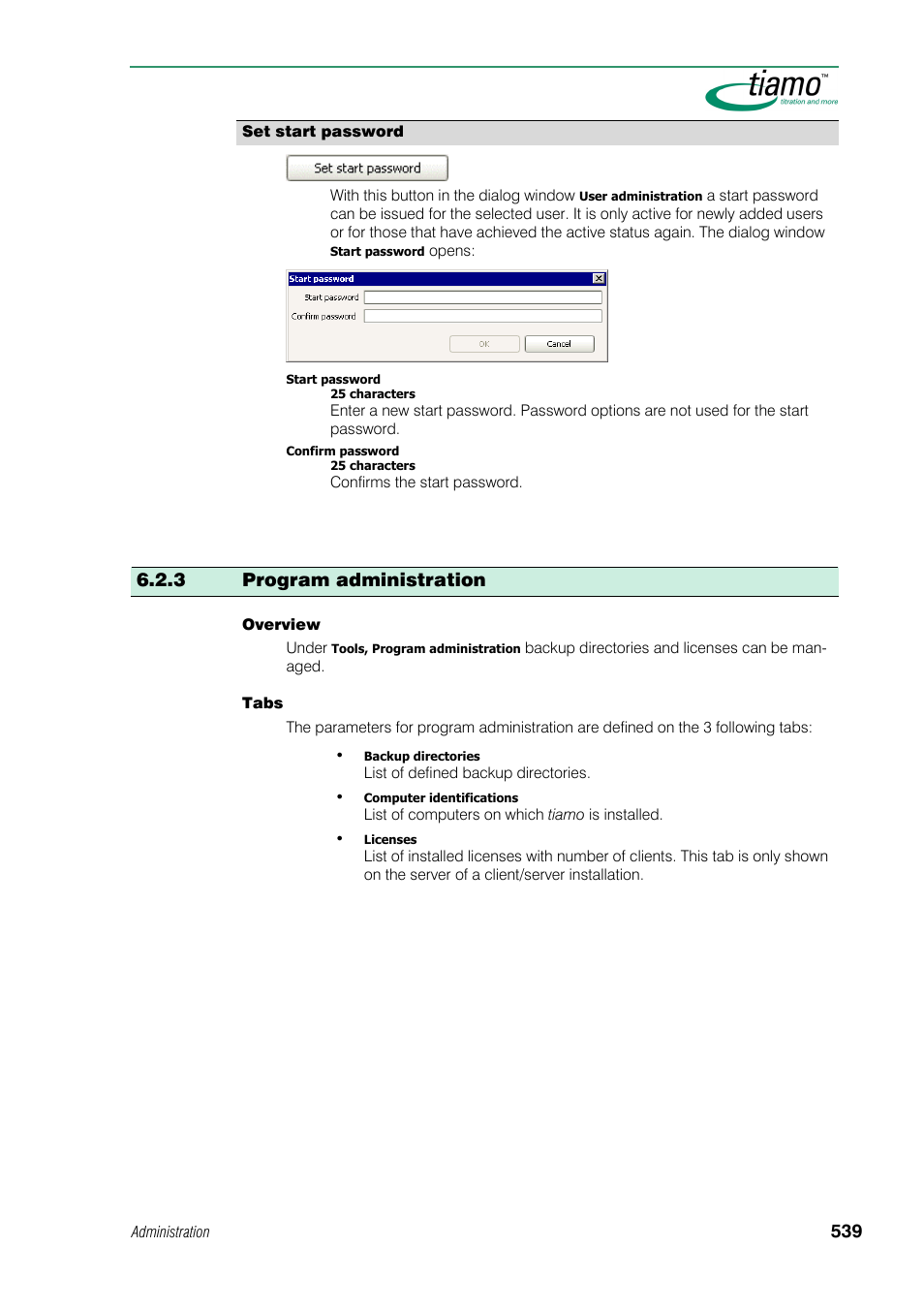 3 program administration | Metrohm tiamo 1.0 Manual User Manual | Page 563 / 714