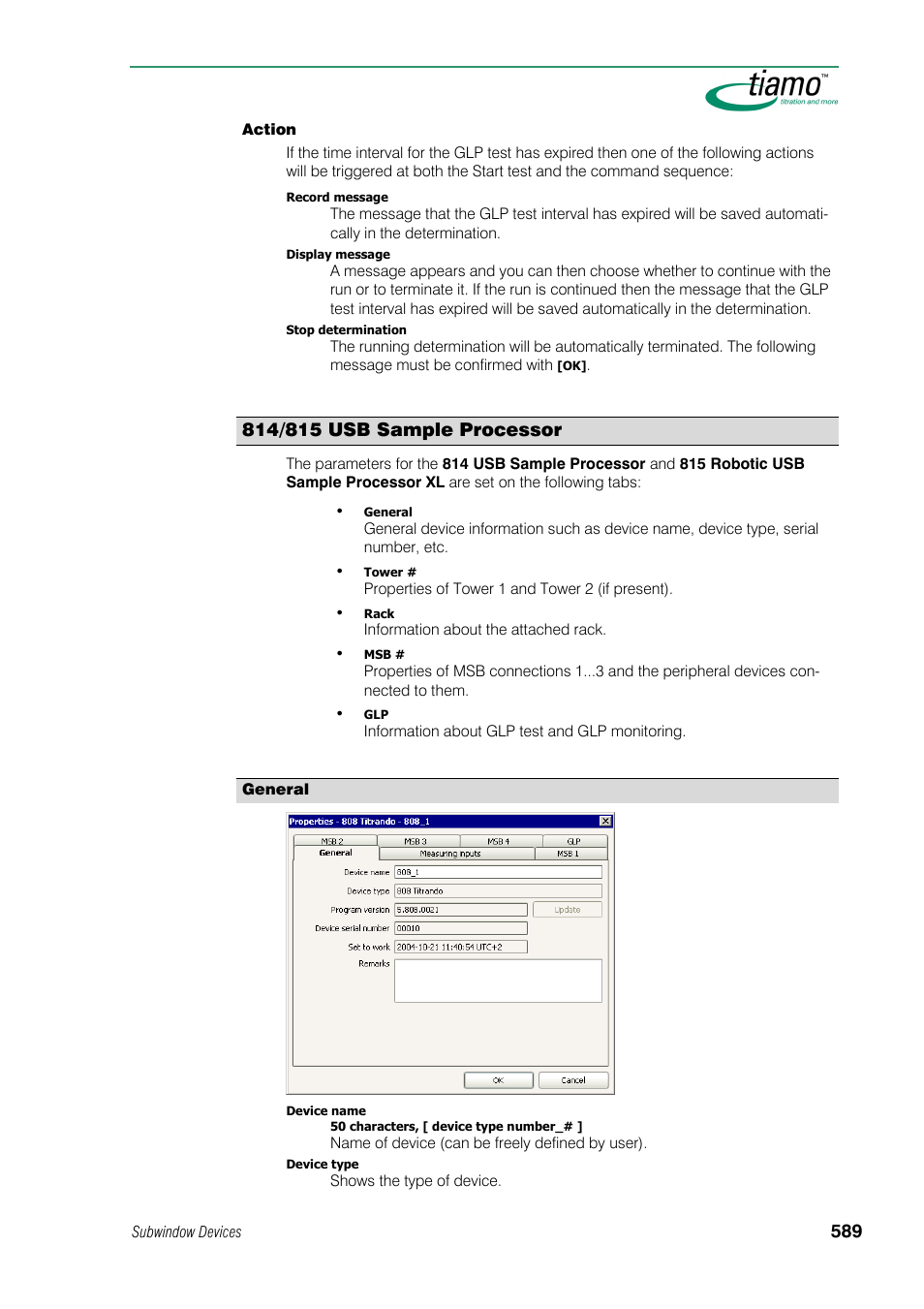 814/815 usb sample processor | Metrohm tiamo 1.0 Manual User Manual | Page 613 / 714