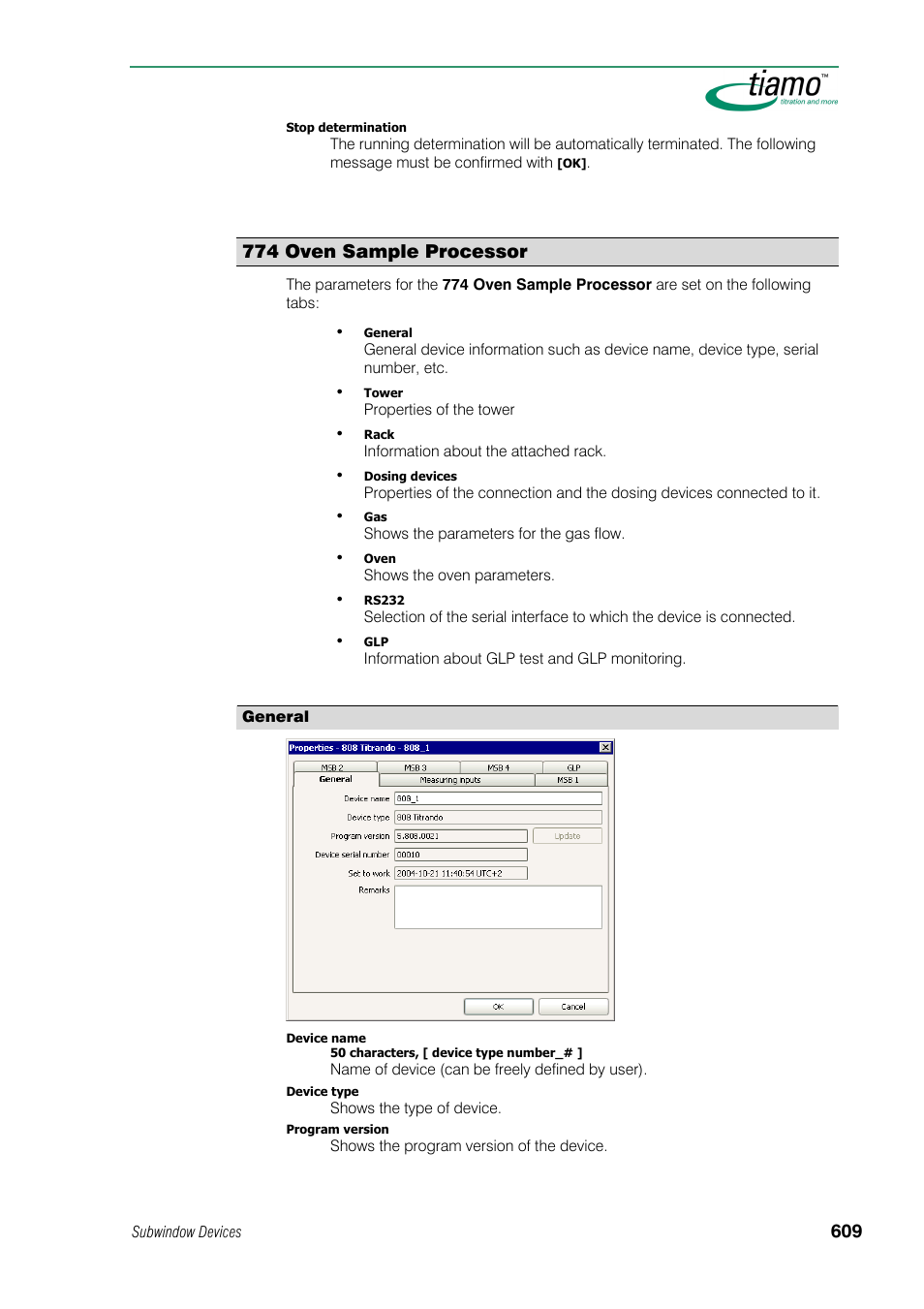 774 oven sample processor | Metrohm tiamo 1.0 Manual User Manual | Page 633 / 714