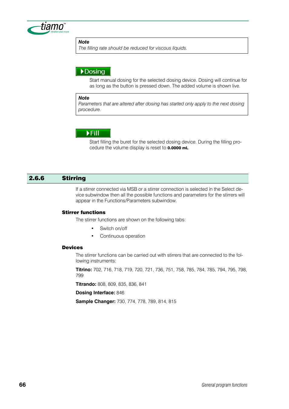 6 stirring | Metrohm tiamo 1.0 Manual User Manual | Page 90 / 714