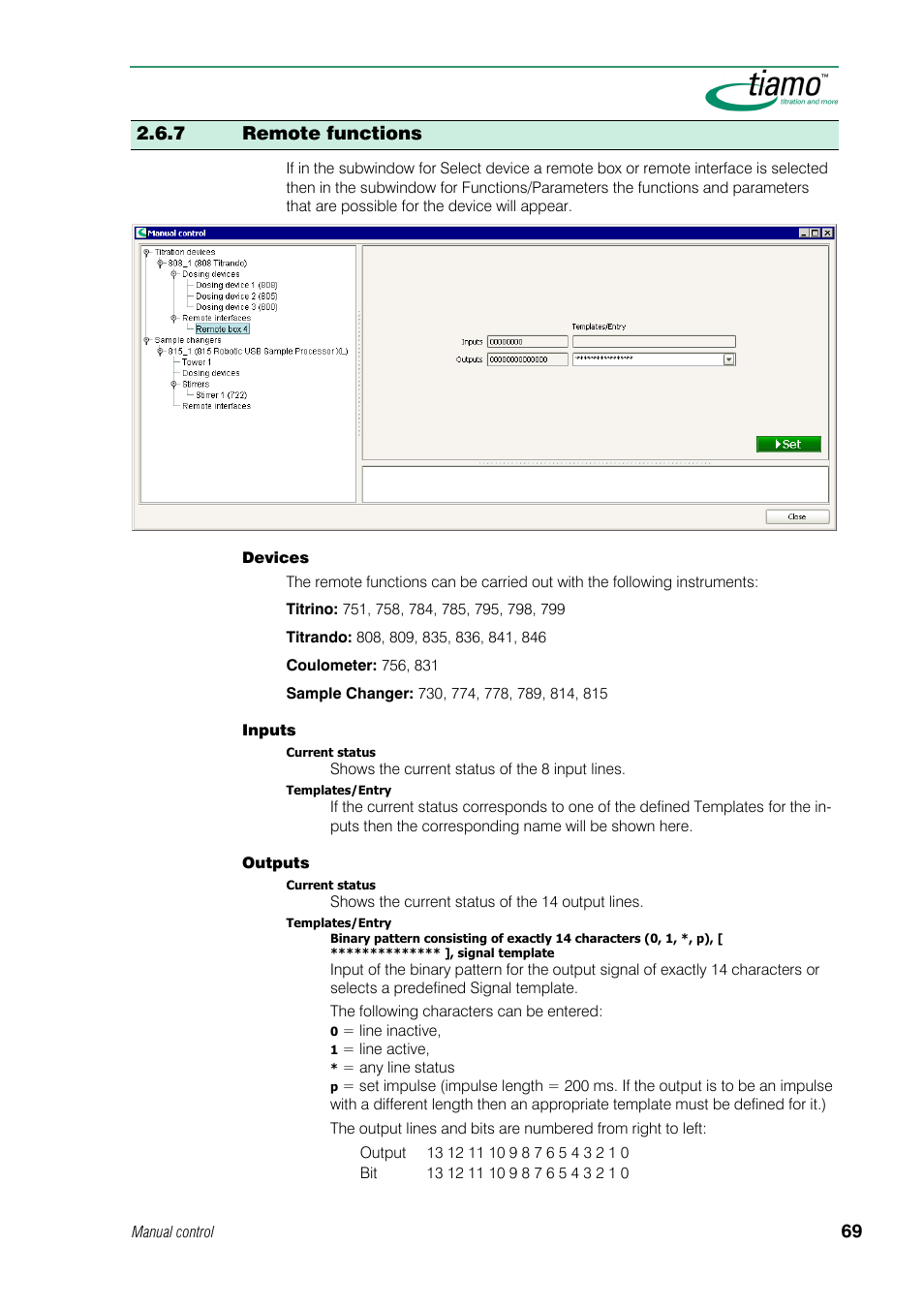 7 remote functions | Metrohm tiamo 1.0 Manual User Manual | Page 93 / 714