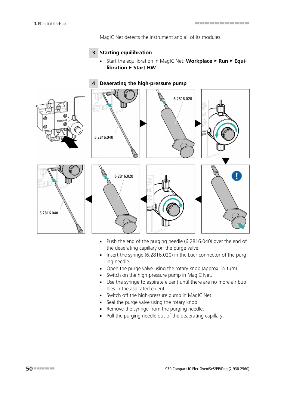 Metrohm 930 Compact IC Flex Oven/SeS/PP/Deg User Manual | Page 60 / 124