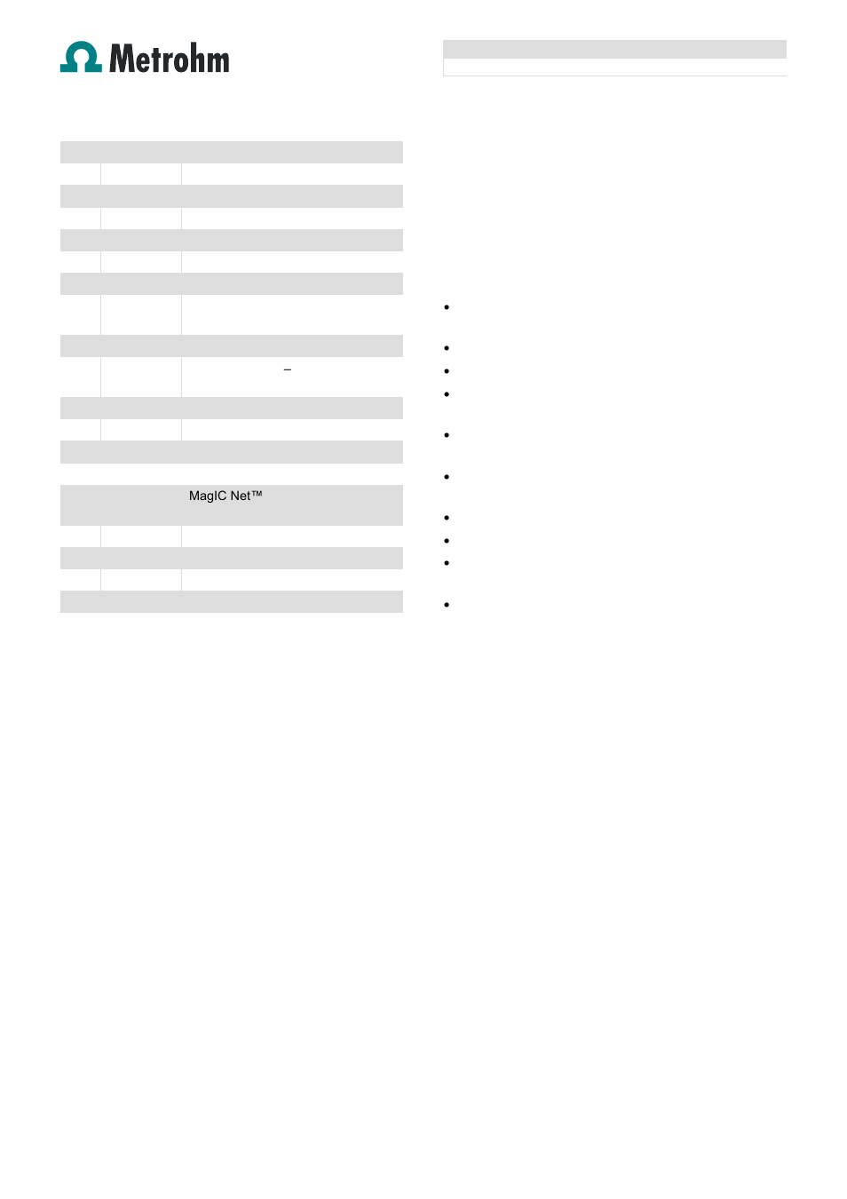 Installation, Electrical connections | Metrohm VoltIC pro I User Manual | Page 2 / 18