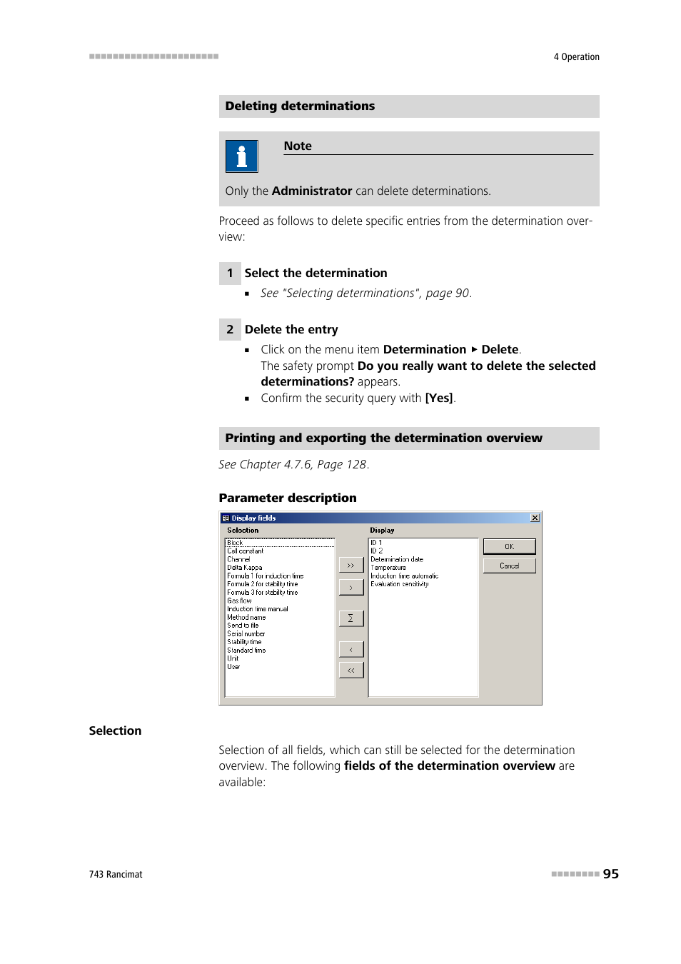 Metrohm 743 Rancimat User Manual | Page 103 / 197