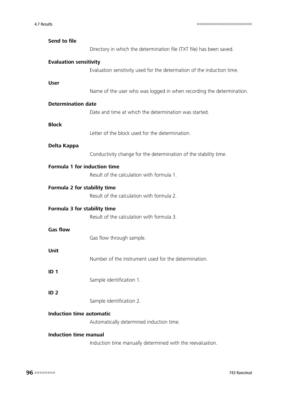 Metrohm 743 Rancimat User Manual | Page 104 / 197