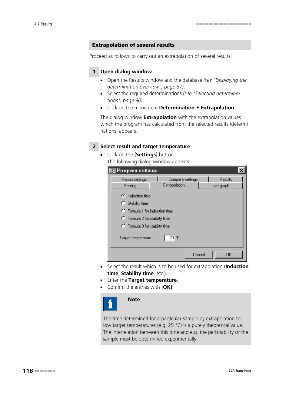 Metrohm 743 Rancimat User Manual | Page 126 / 197