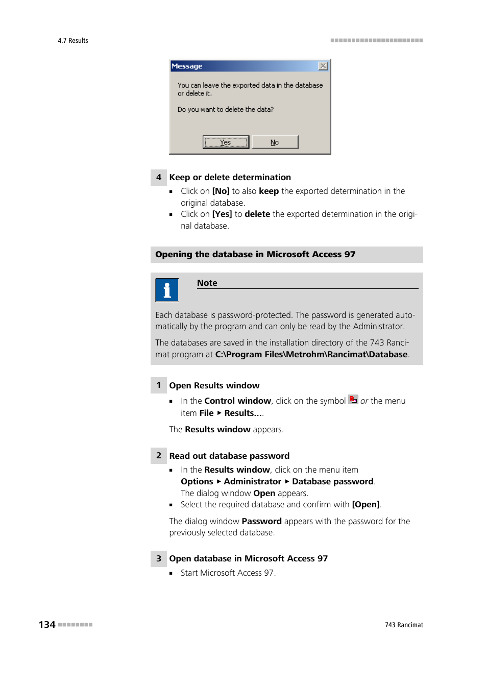 Metrohm 743 Rancimat User Manual | Page 142 / 197