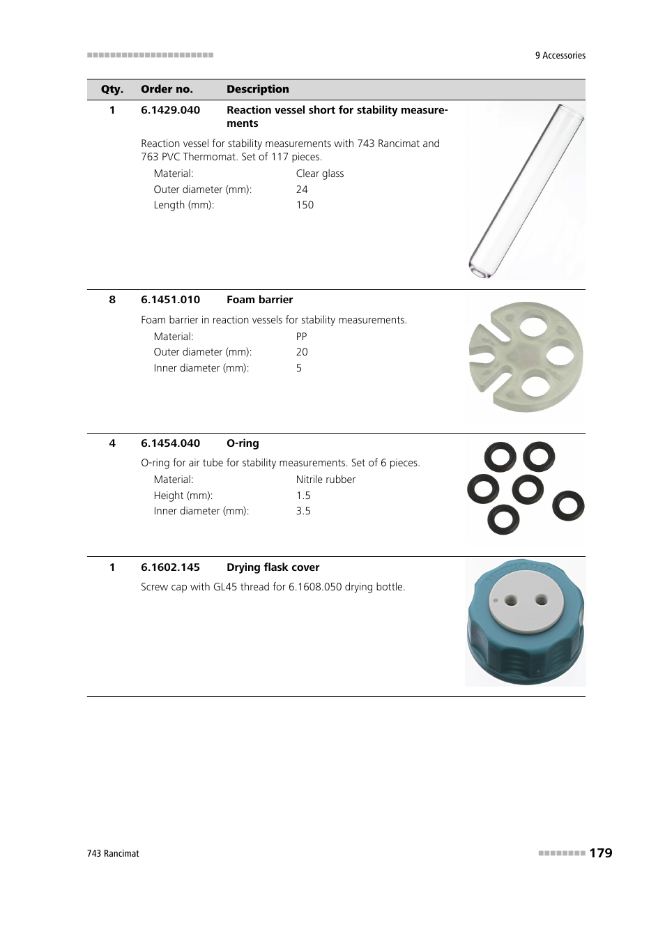 Metrohm 743 Rancimat User Manual | Page 187 / 197