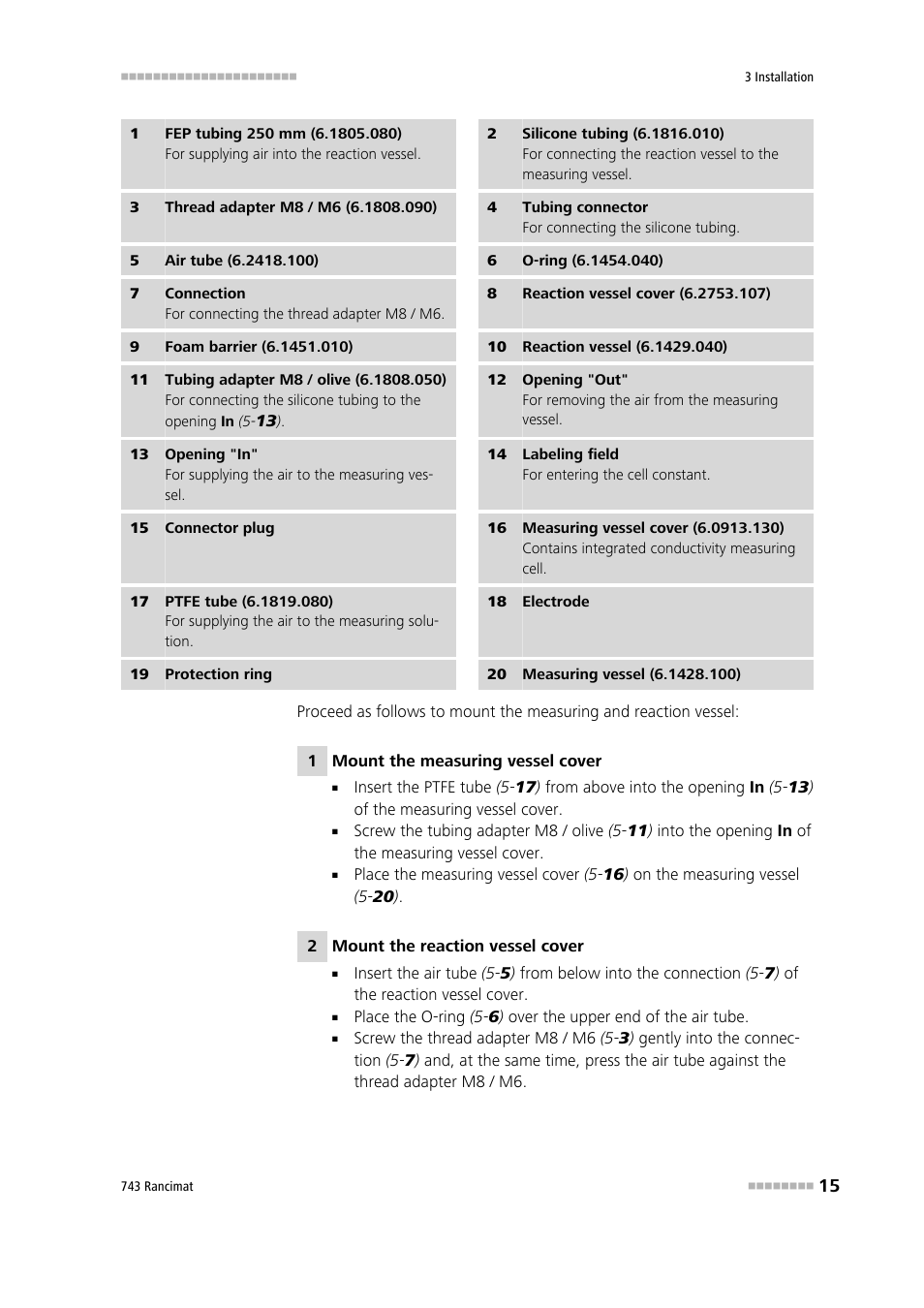 Metrohm 743 Rancimat User Manual | Page 23 / 197