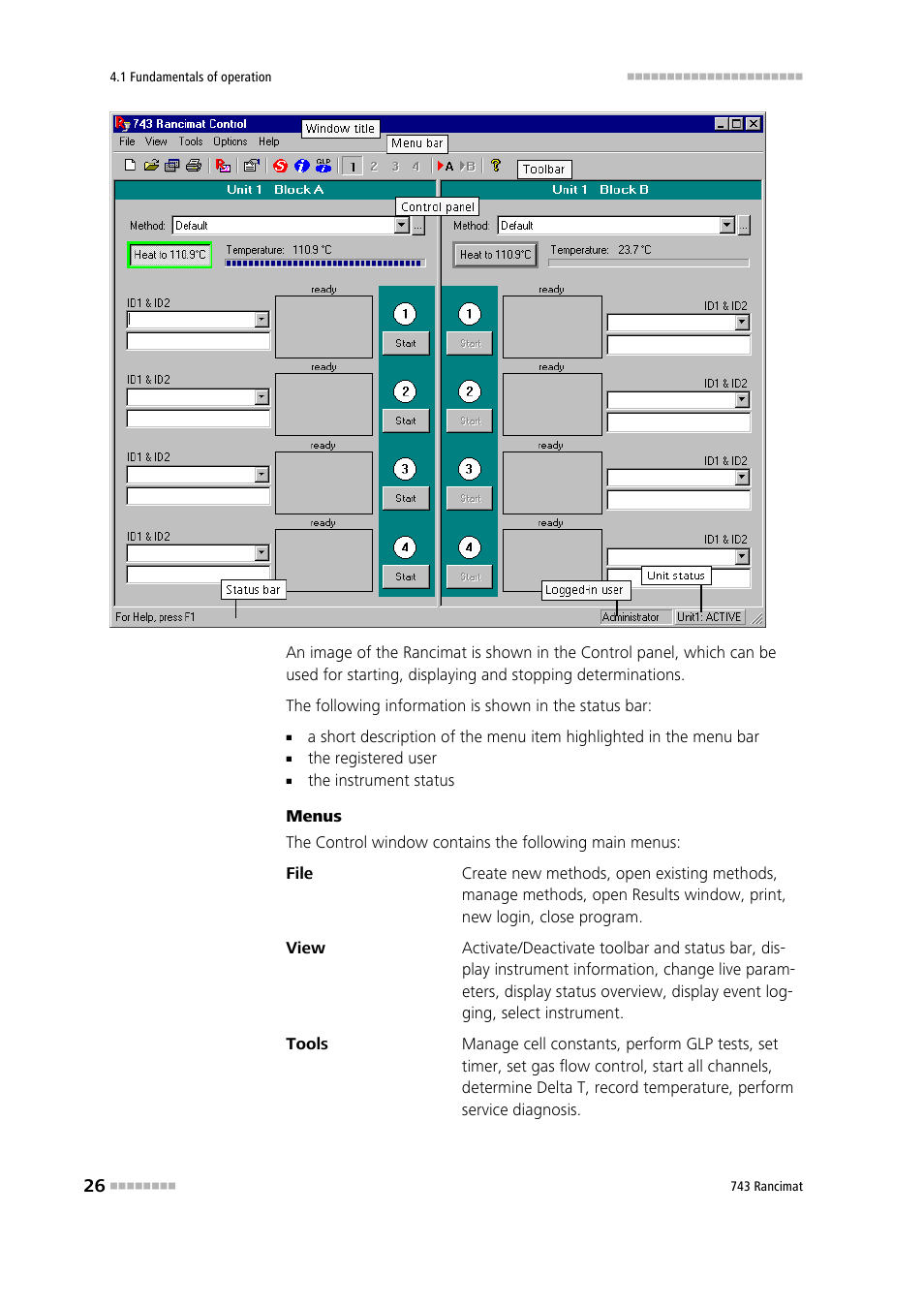 Metrohm 743 Rancimat User Manual | Page 34 / 197