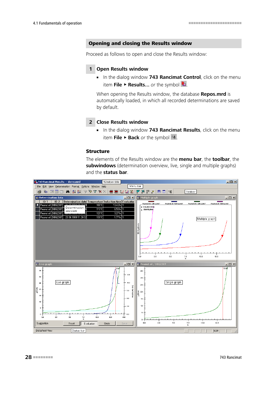 Metrohm 743 Rancimat User Manual | Page 36 / 197