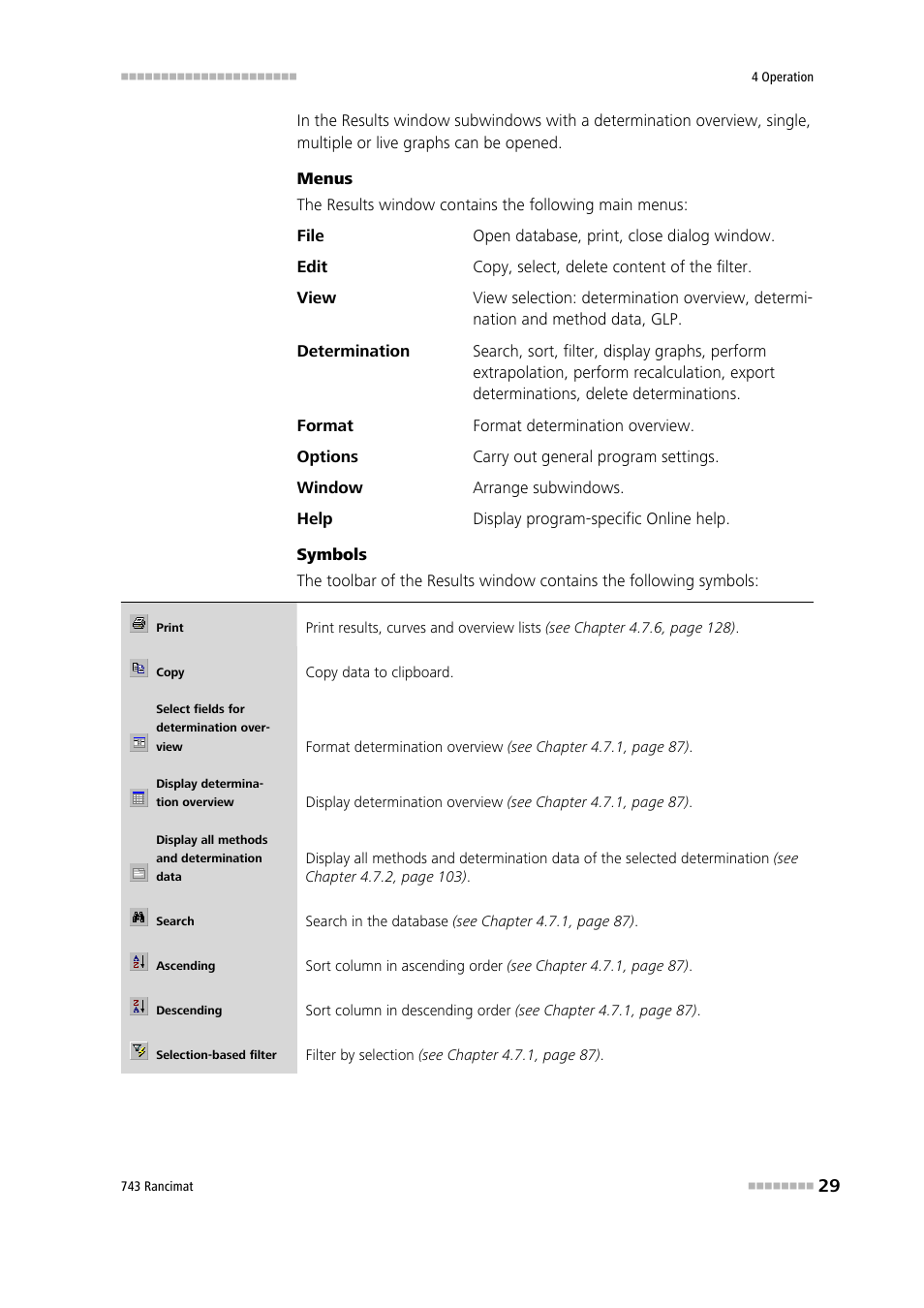 Metrohm 743 Rancimat User Manual | Page 37 / 197