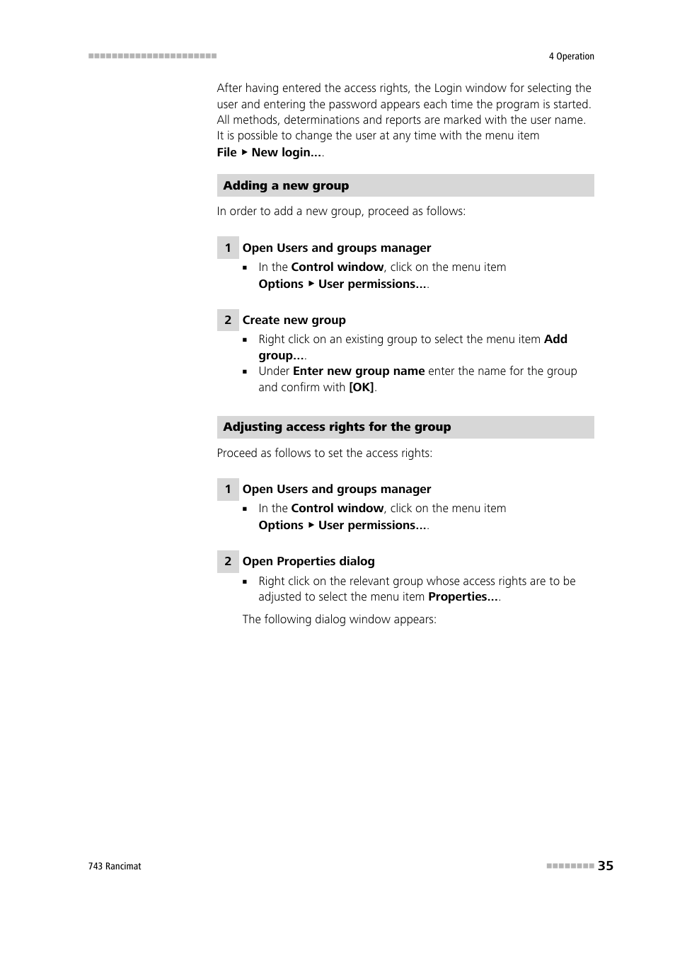 Metrohm 743 Rancimat User Manual | Page 43 / 197