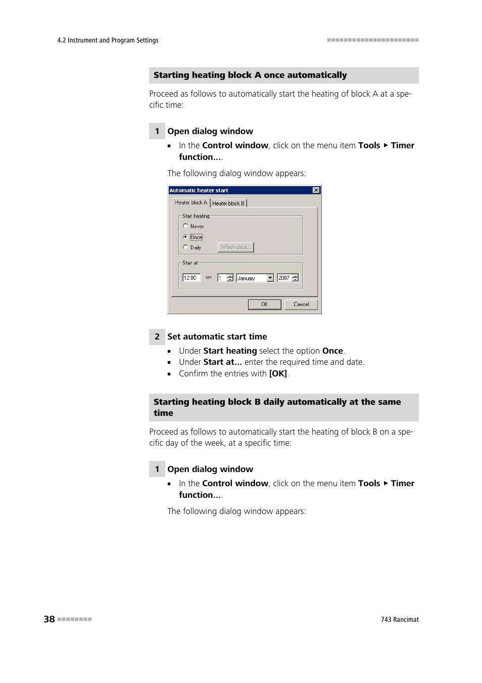 Metrohm 743 Rancimat User Manual | Page 46 / 197