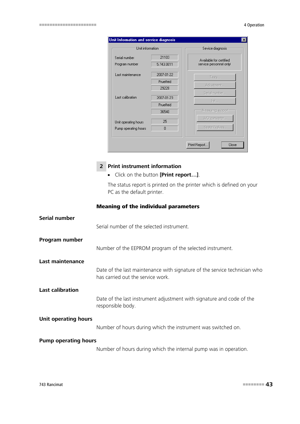 Metrohm 743 Rancimat User Manual | Page 51 / 197