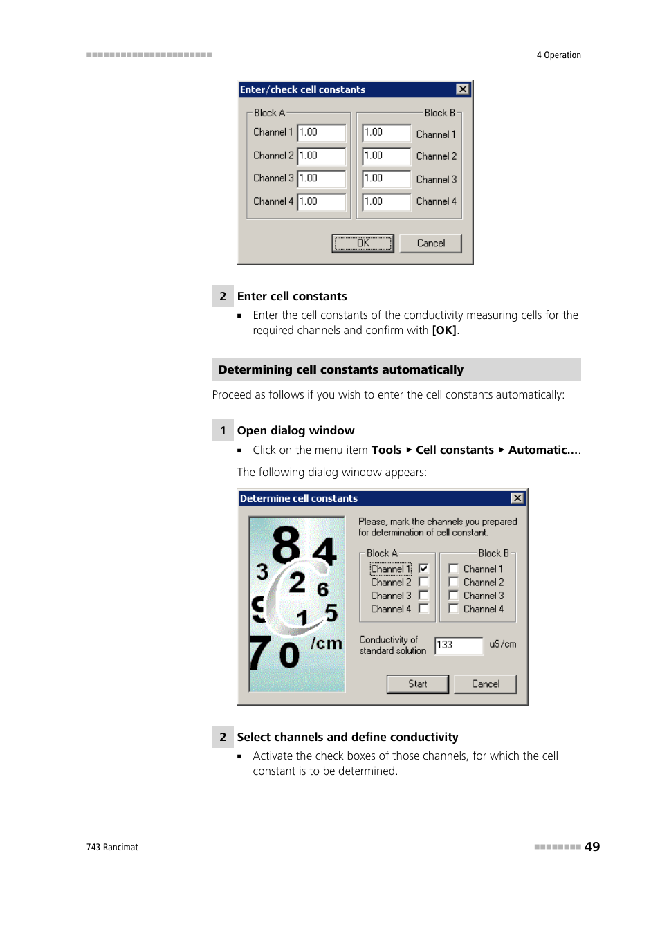 Metrohm 743 Rancimat User Manual | Page 57 / 197