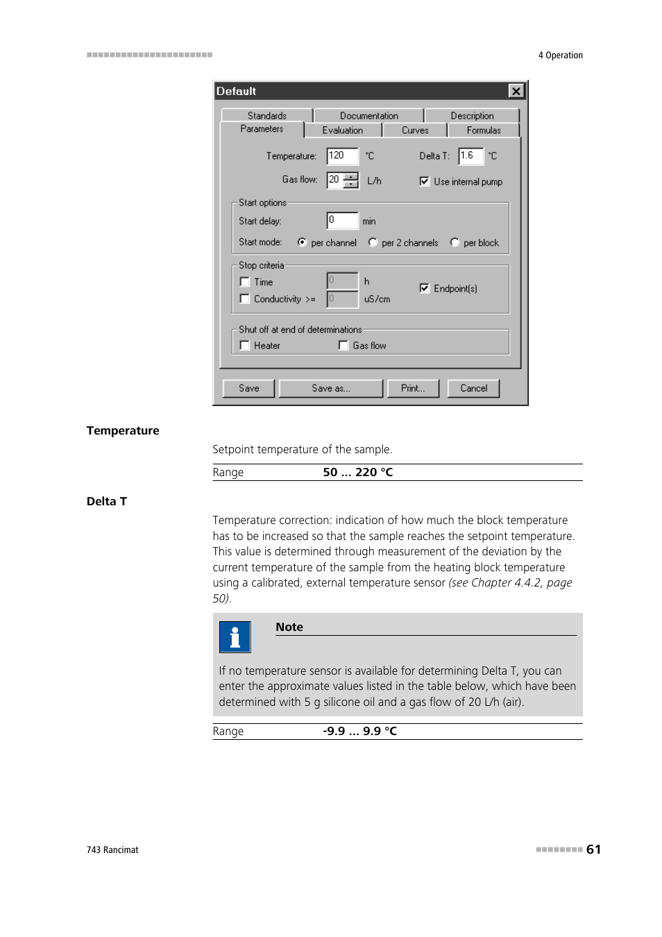 Metrohm 743 Rancimat User Manual | Page 69 / 197