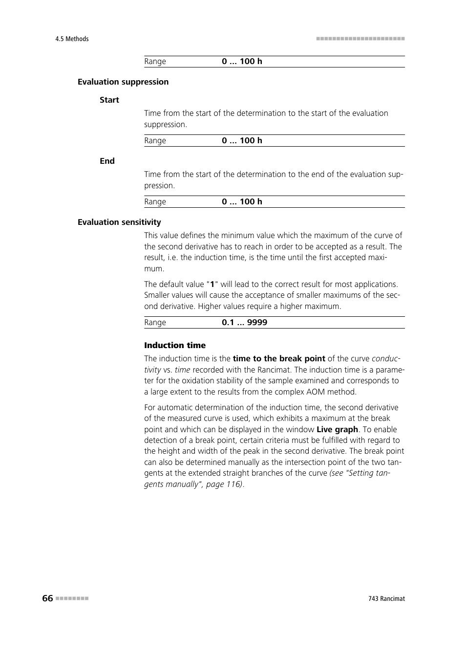 Metrohm 743 Rancimat User Manual | Page 74 / 197