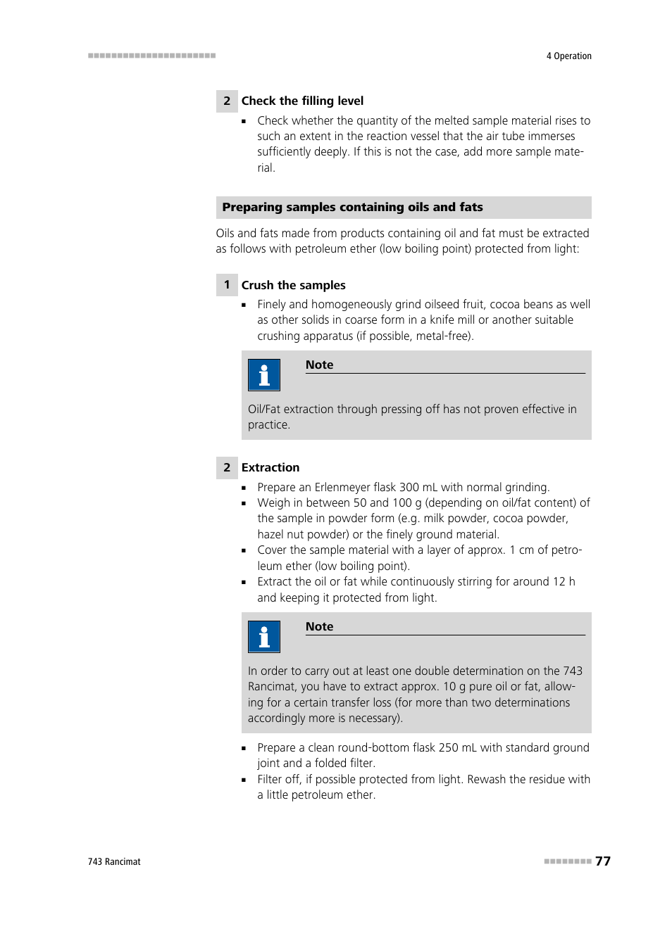 Metrohm 743 Rancimat User Manual | Page 85 / 197