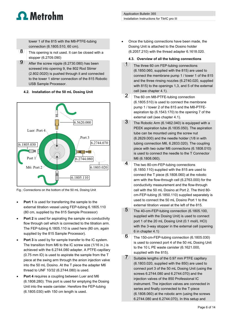 Metrohm TitrIC pro III User Manual | Page 6 / 14