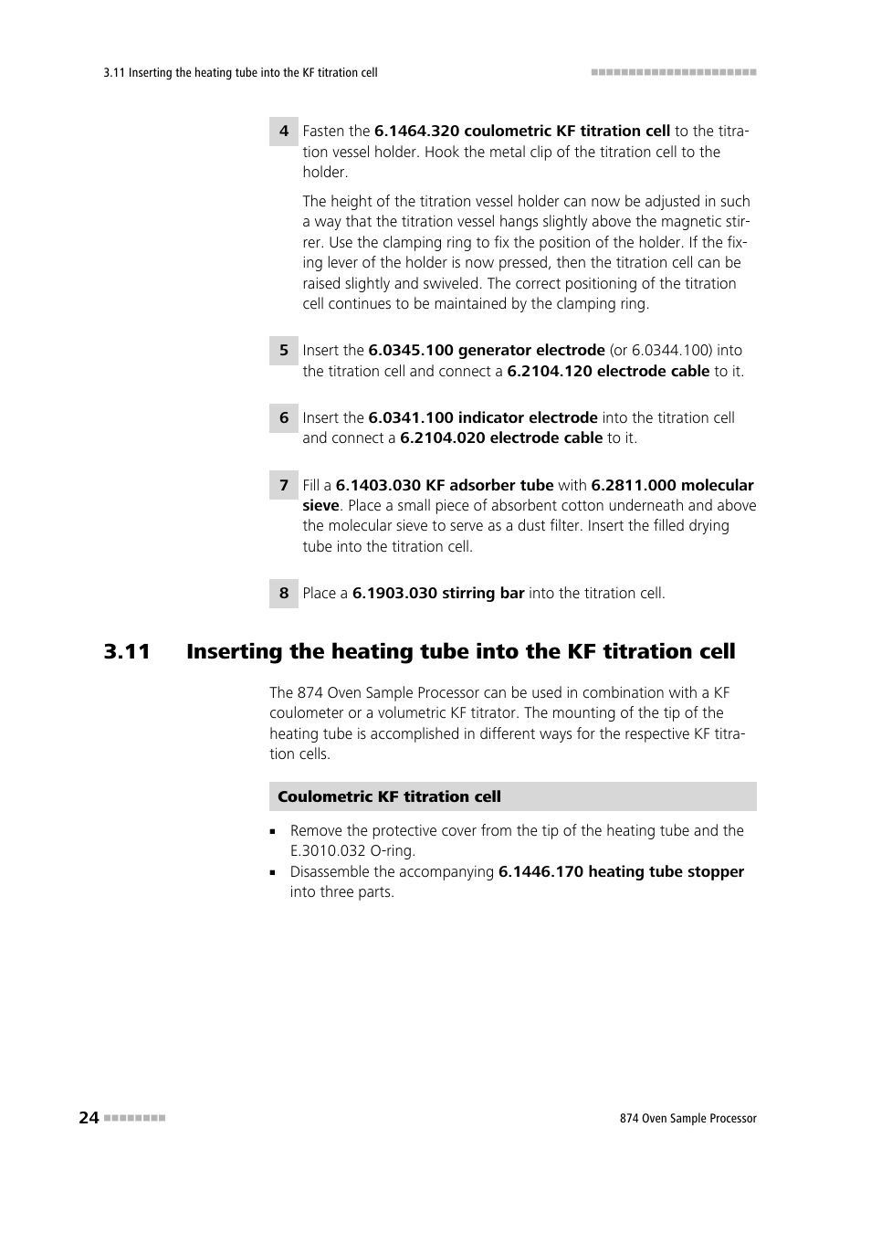 Metrohm 874 USB Oven Sample Processor User Manual | Page 32 / 79