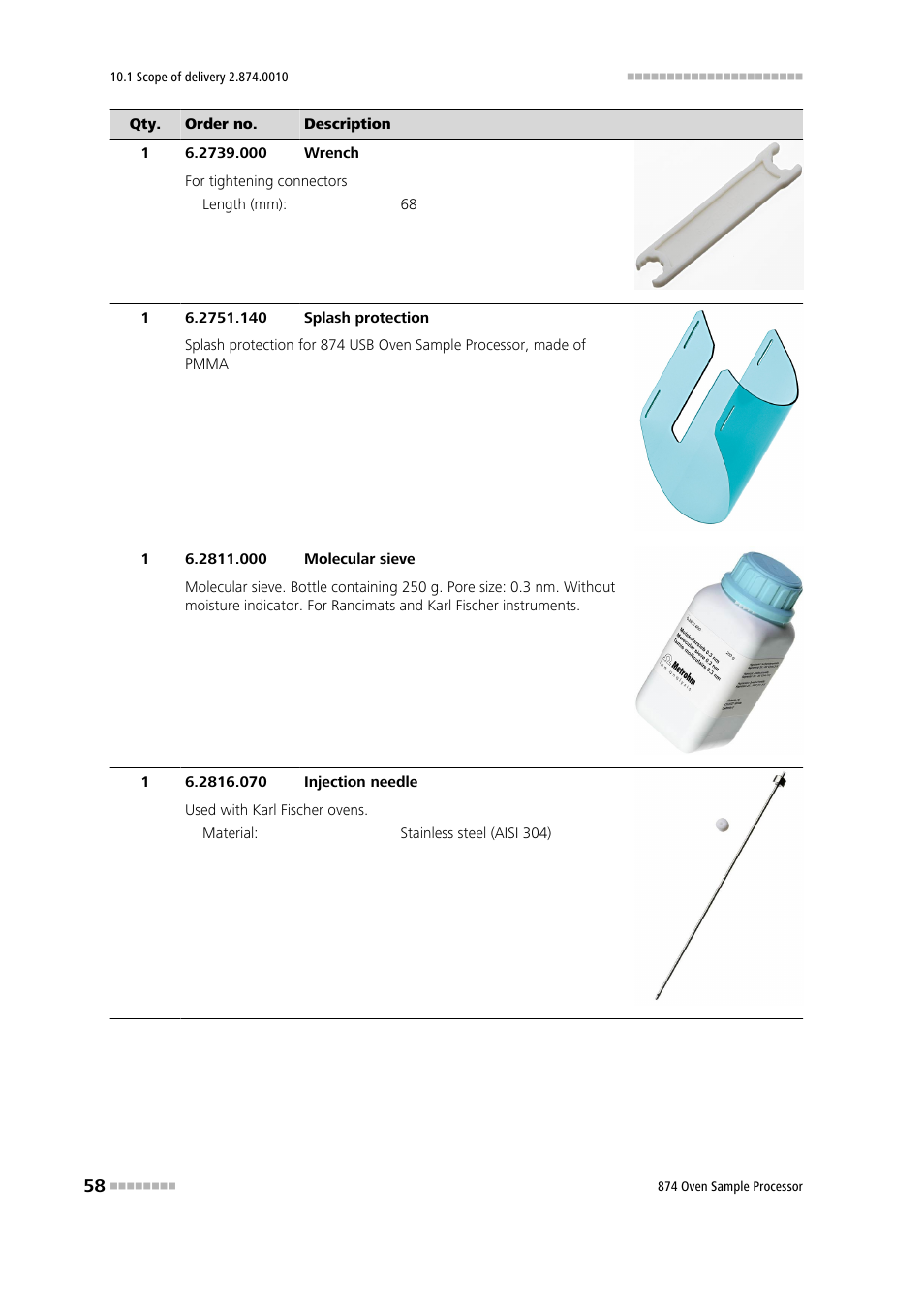 Metrohm 874 USB Oven Sample Processor User Manual | Page 66 / 79