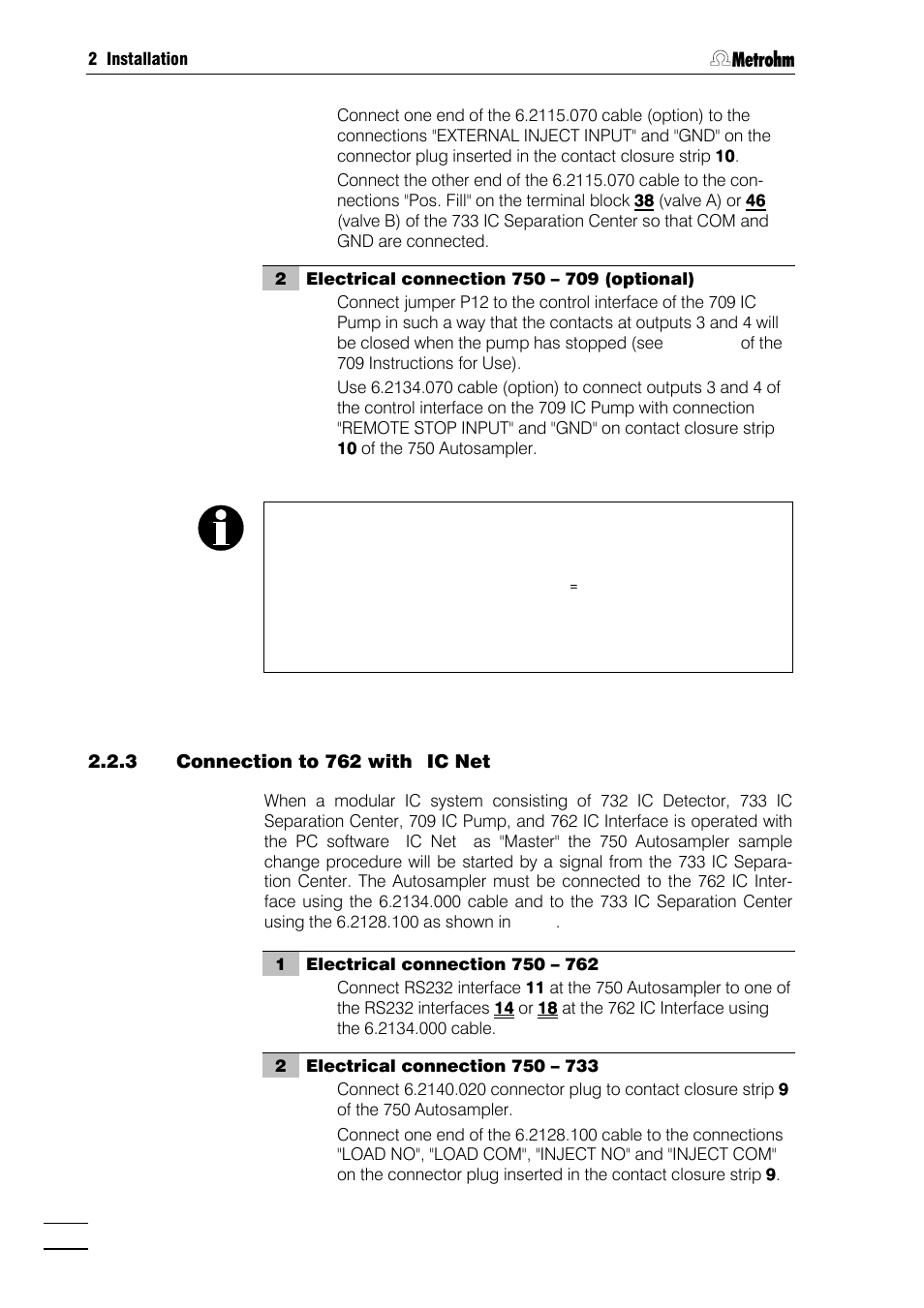 Metrohm 750 Autosampler User Manual | Page 15 / 65