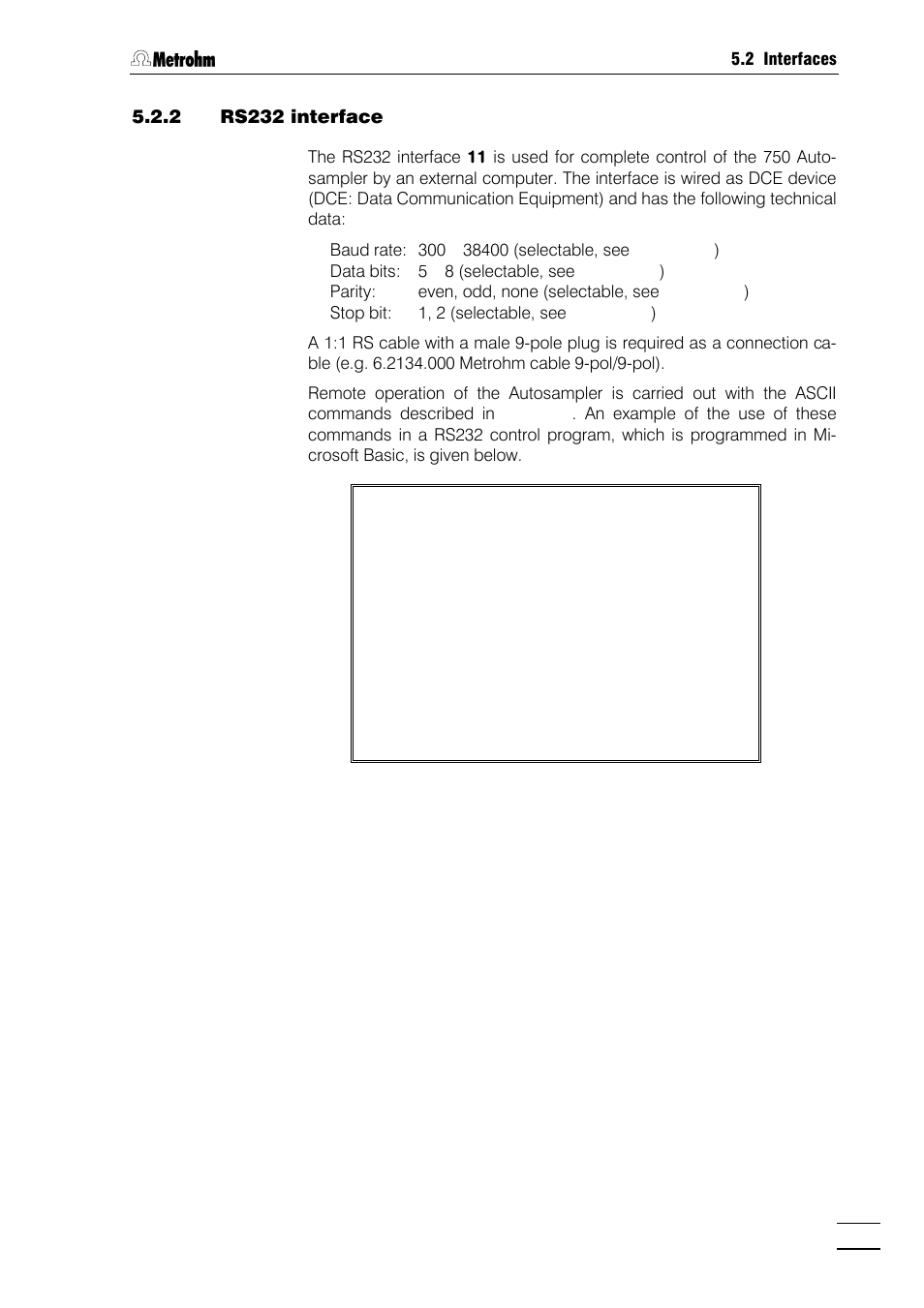 Metrohm 750 Autosampler User Manual | Page 56 / 65