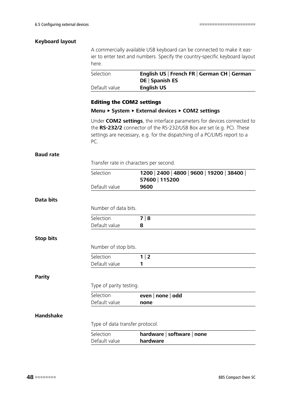 Metrohm 885 Compact Oven SC User Manual | Page 58 / 93