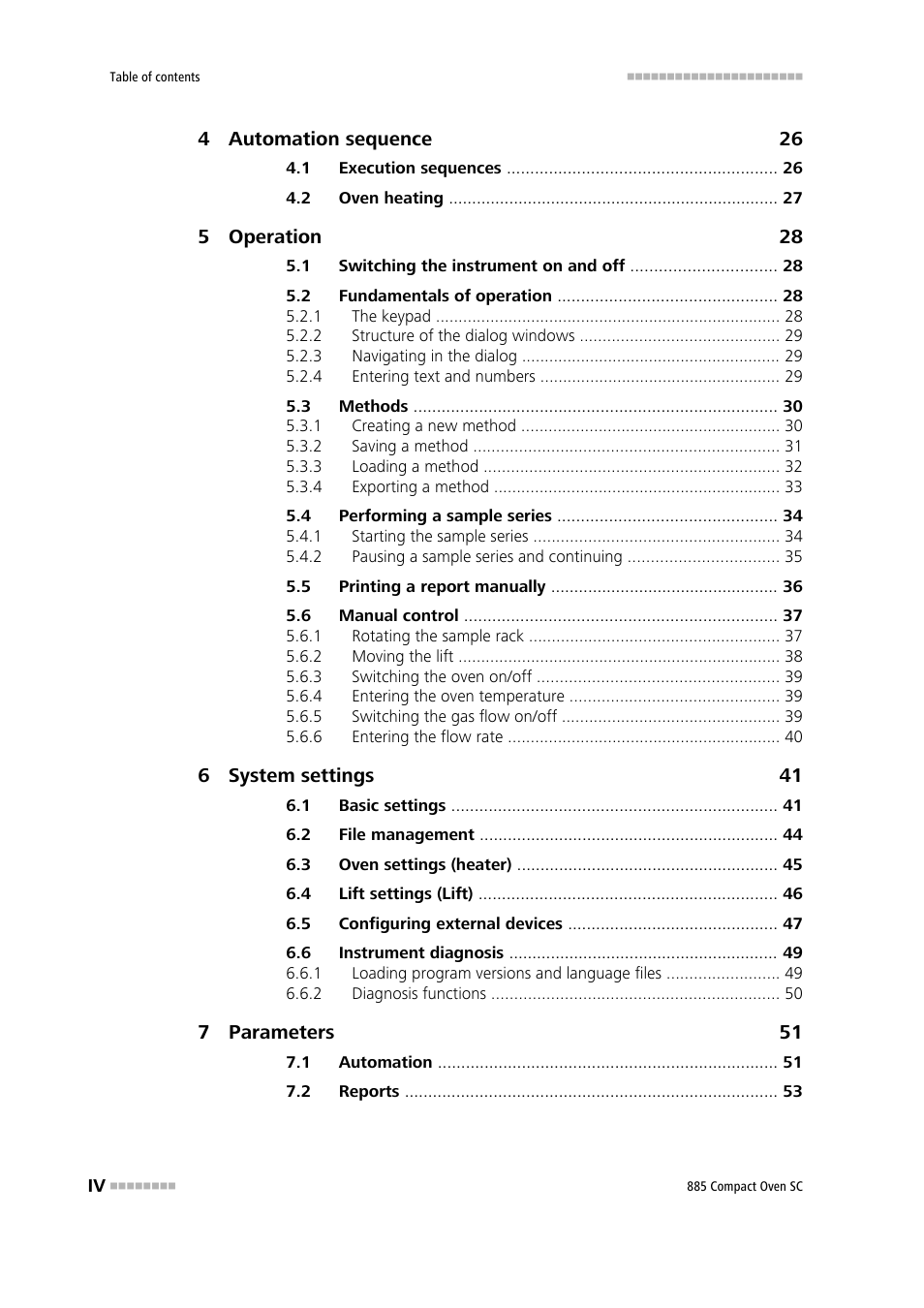 Metrohm 885 Compact Oven SC User Manual | Page 6 / 93