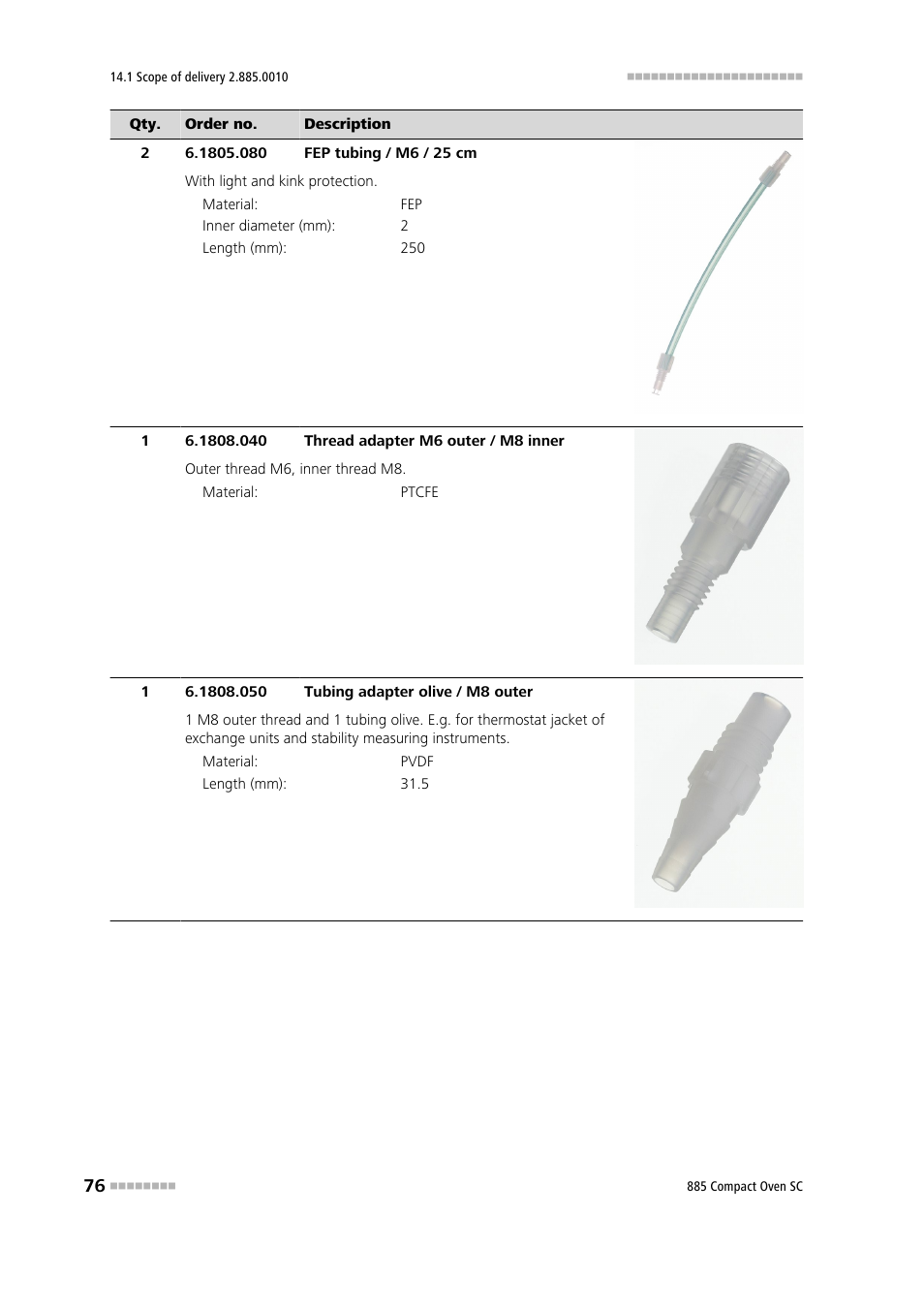 Metrohm 885 Compact Oven SC User Manual | Page 86 / 93