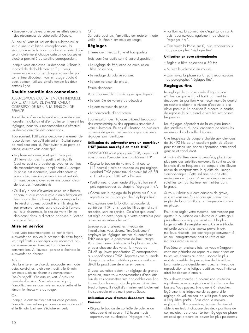 Bowers & Wilkins 4000 User Manual | Page 12 / 42