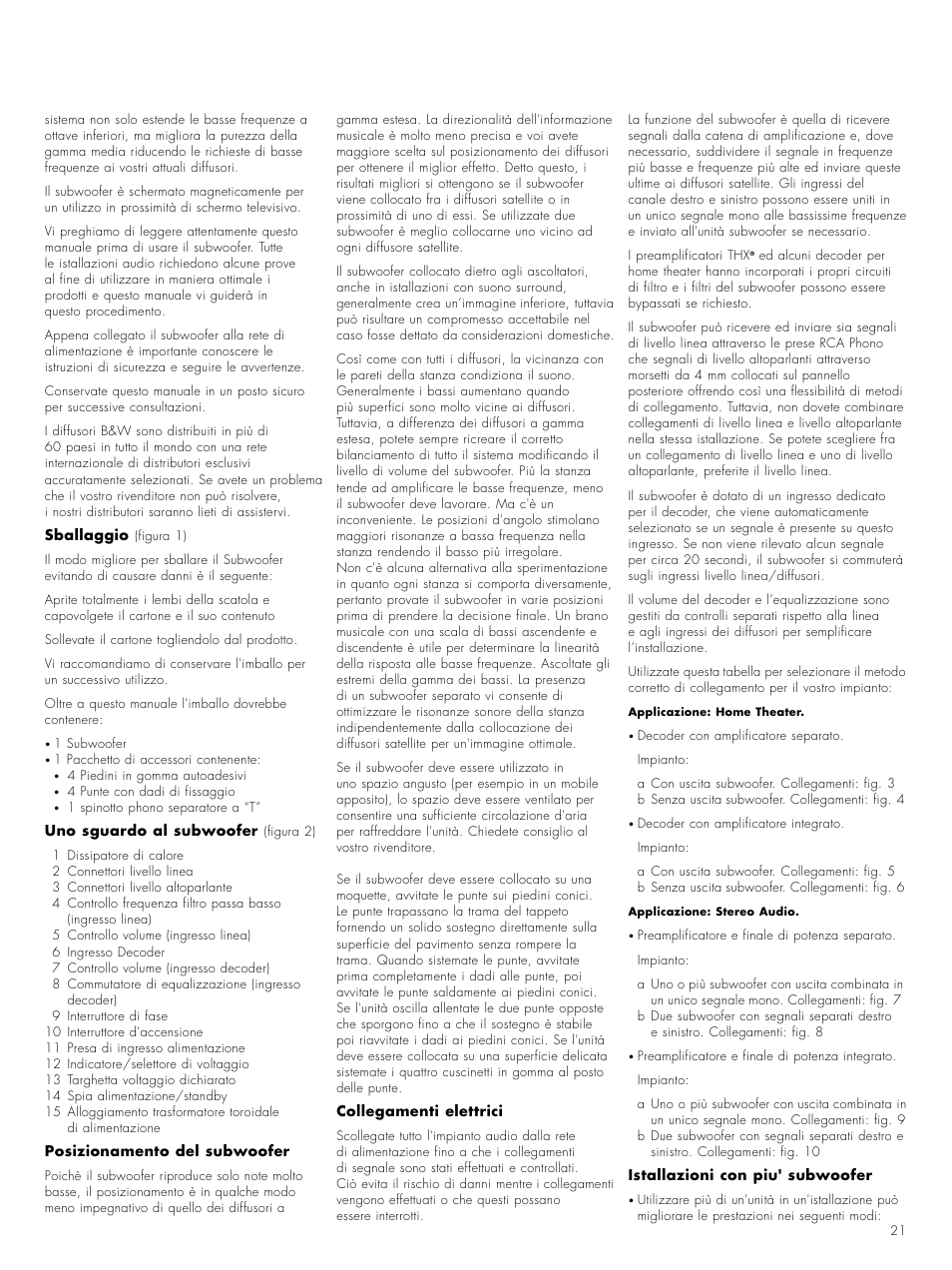 Bowers & Wilkins 4000 User Manual | Page 23 / 42