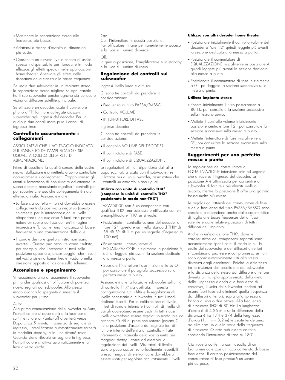 Bowers & Wilkins 4000 User Manual | Page 24 / 42