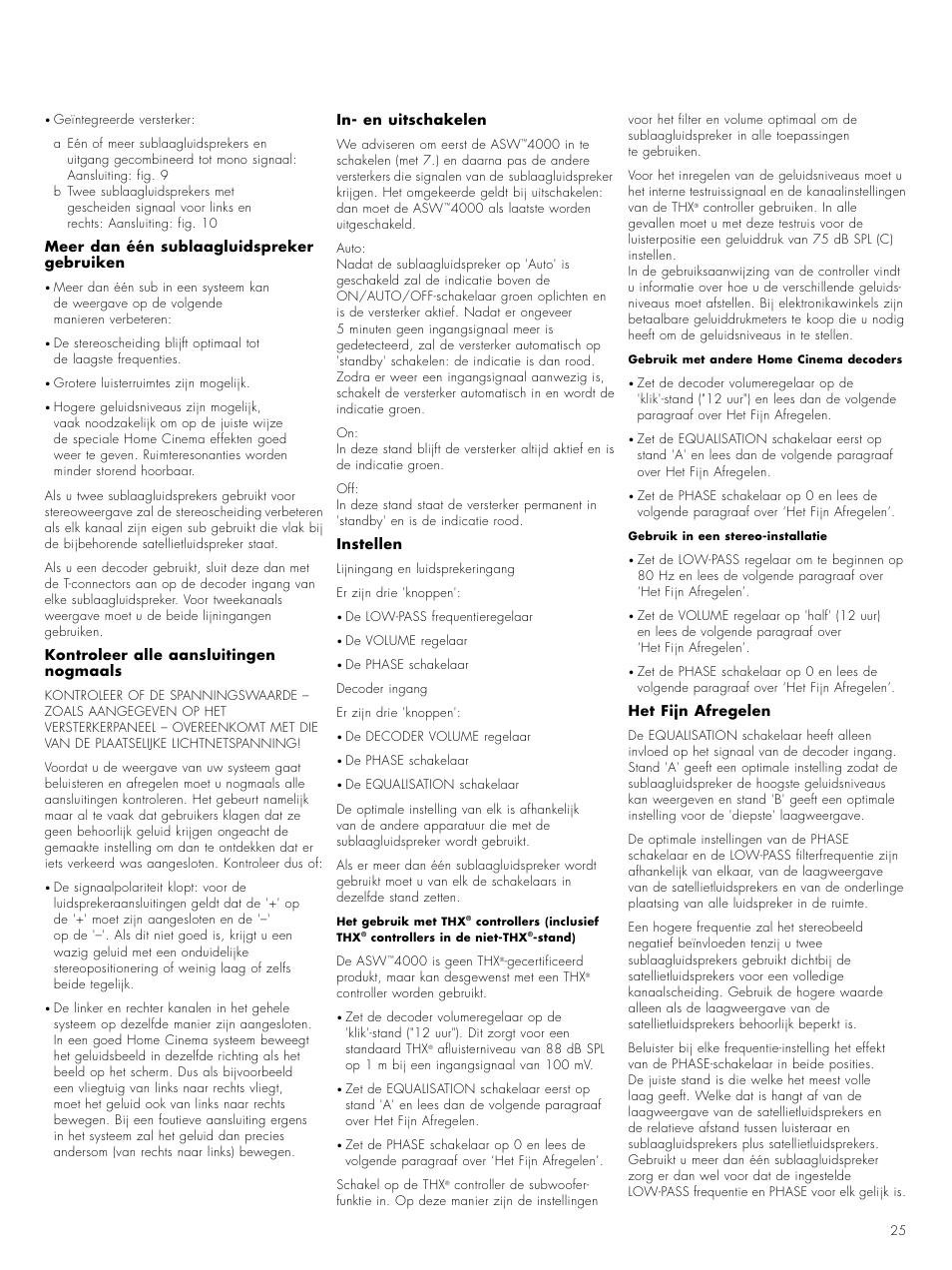 Bowers & Wilkins 4000 User Manual | Page 27 / 42