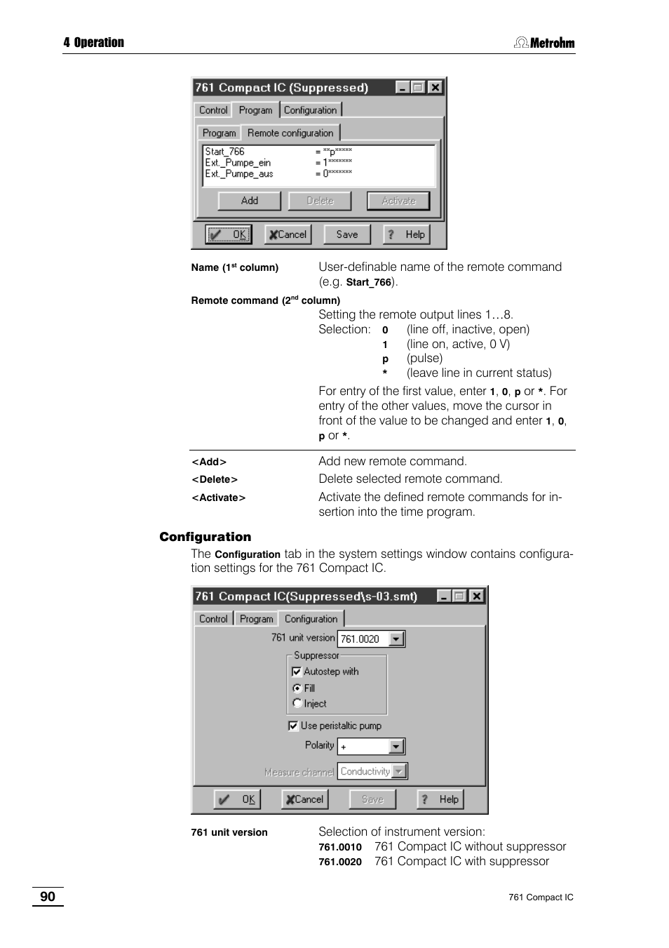 Metrohm 761 Compact IC User Manual | Page 100 / 228