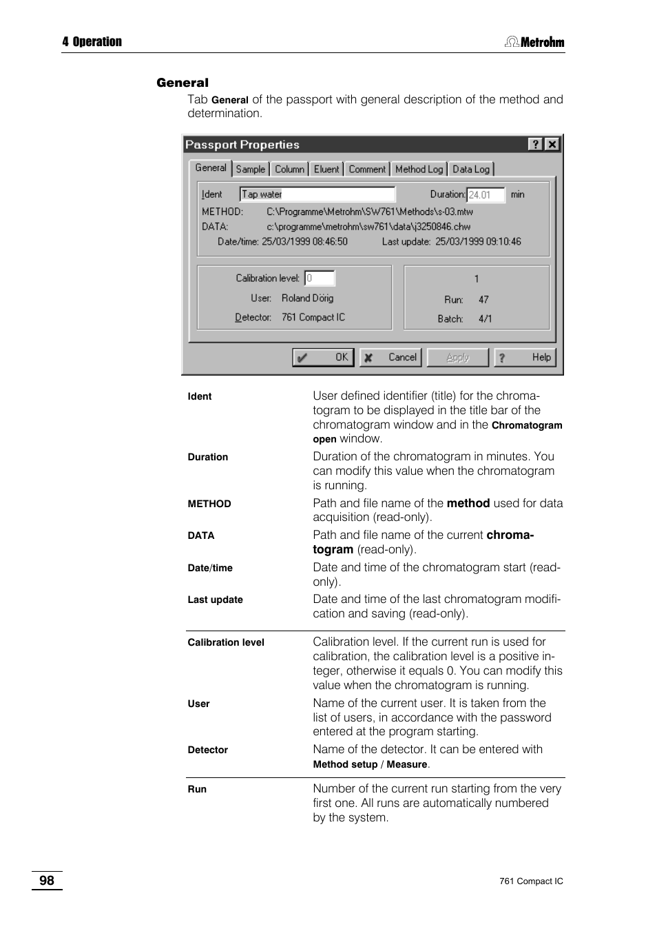 Metrohm 761 Compact IC User Manual | Page 108 / 228