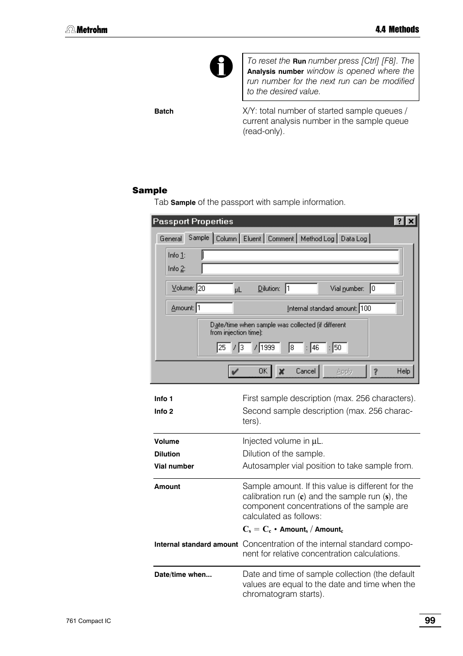 Metrohm 761 Compact IC User Manual | Page 109 / 228