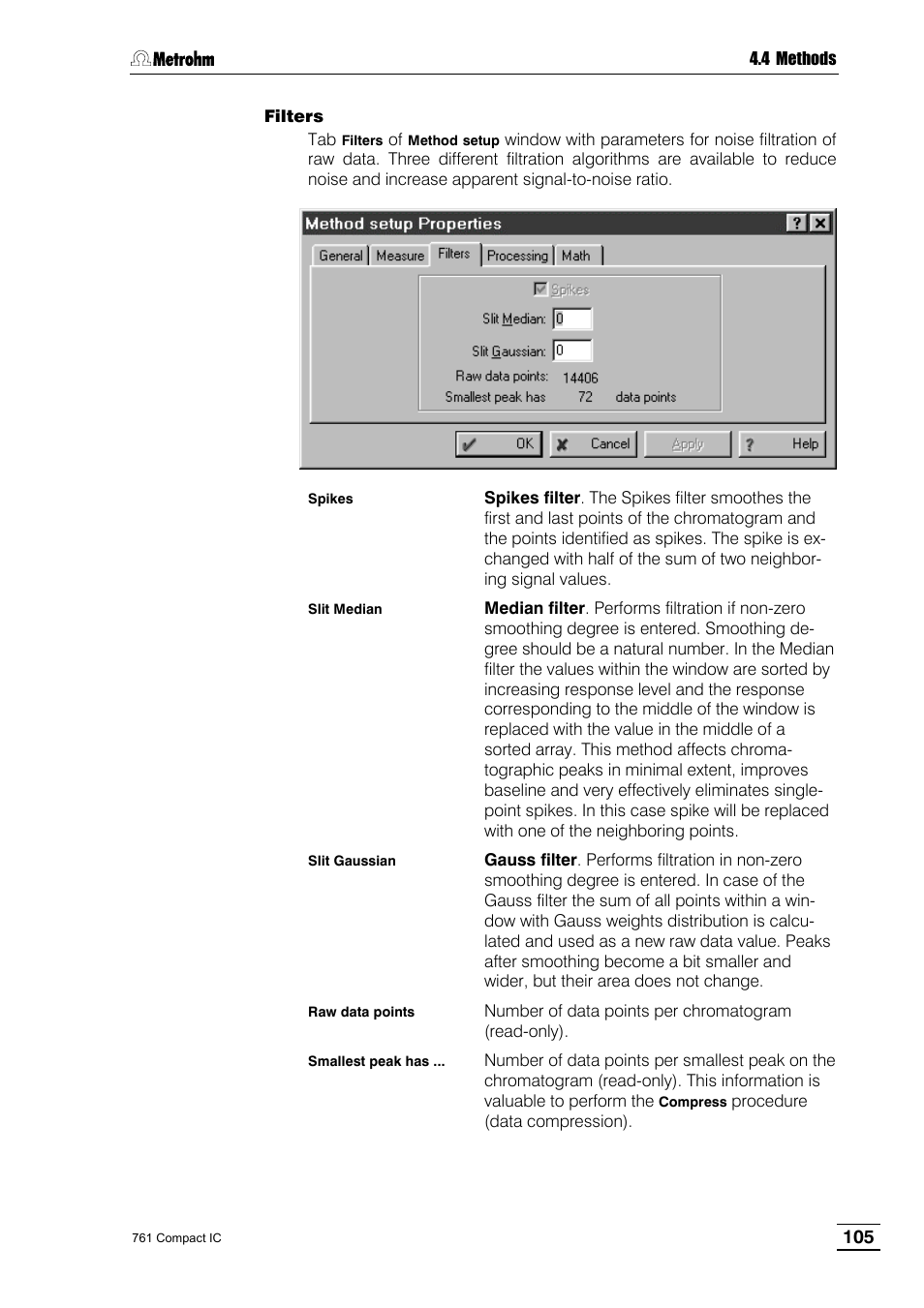 Metrohm 761 Compact IC User Manual | Page 115 / 228