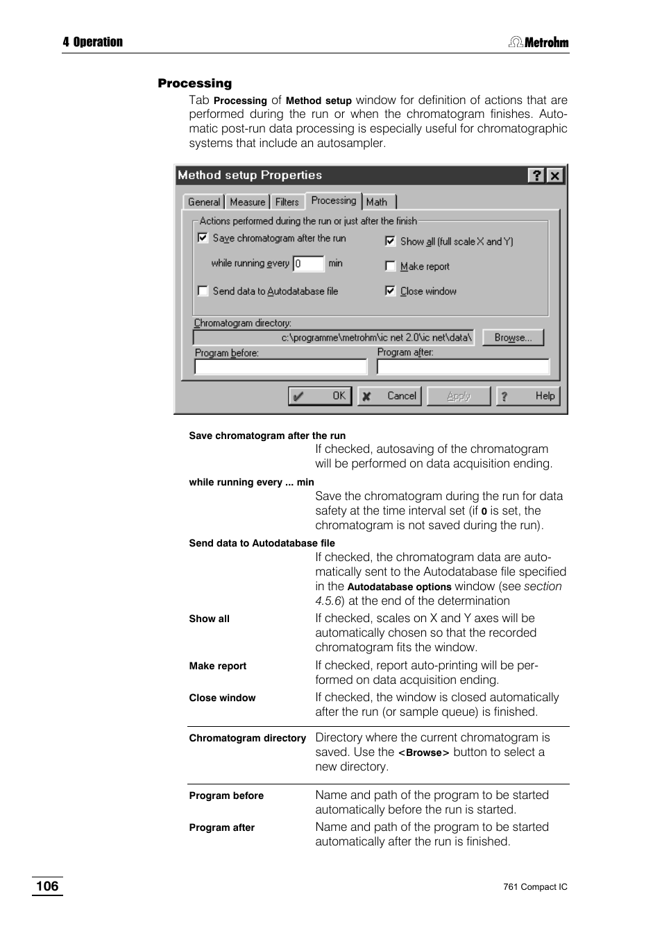 Metrohm 761 Compact IC User Manual | Page 116 / 228