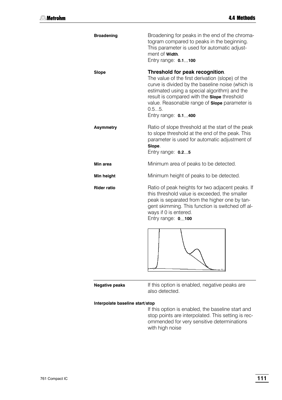 Metrohm 761 Compact IC User Manual | Page 121 / 228