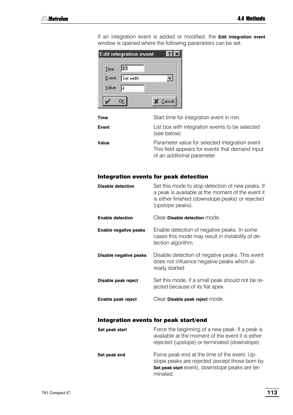 Metrohm 761 Compact IC User Manual | Page 123 / 228