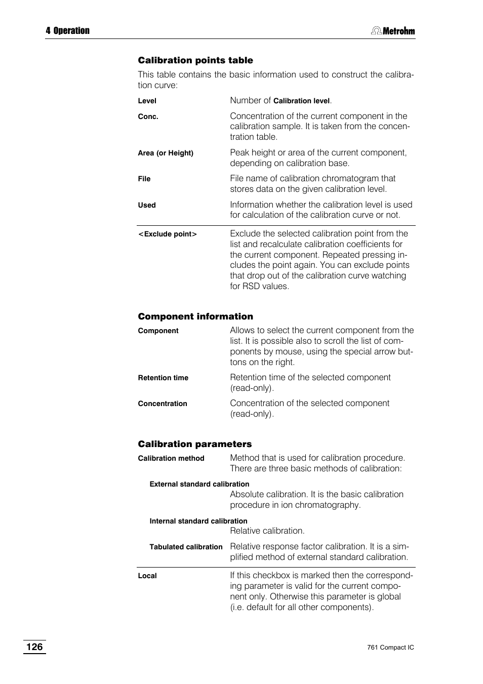 Metrohm 761 Compact IC User Manual | Page 136 / 228