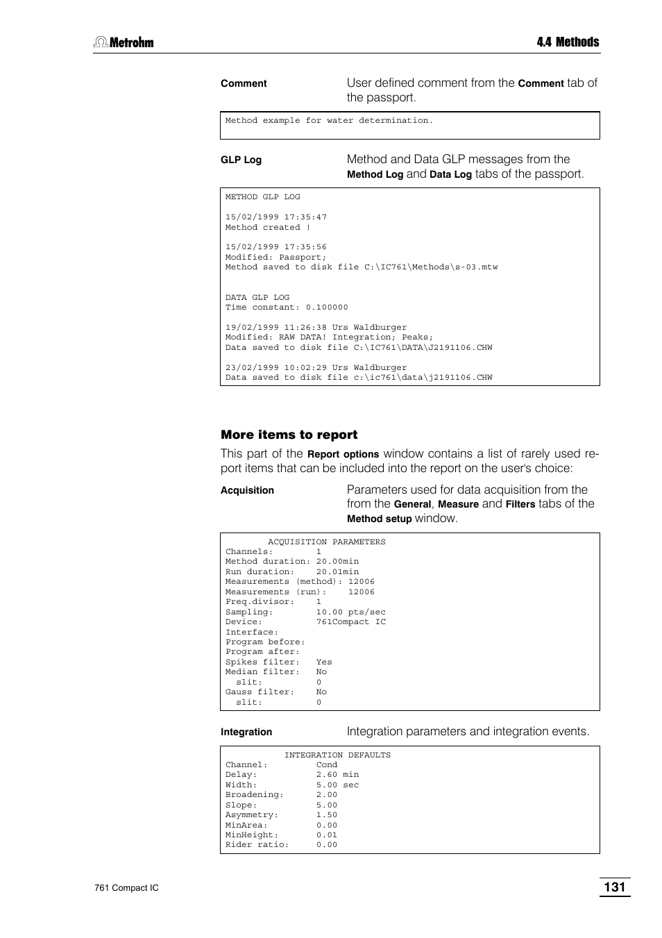 Metrohm 761 Compact IC User Manual | Page 141 / 228