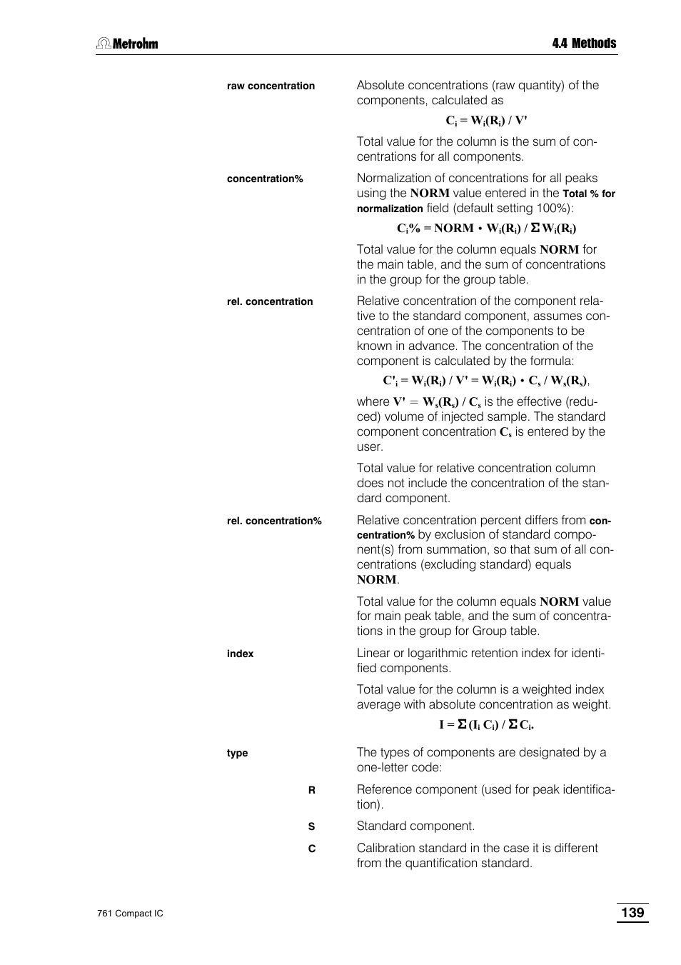 Metrohm 761 Compact IC User Manual | Page 149 / 228