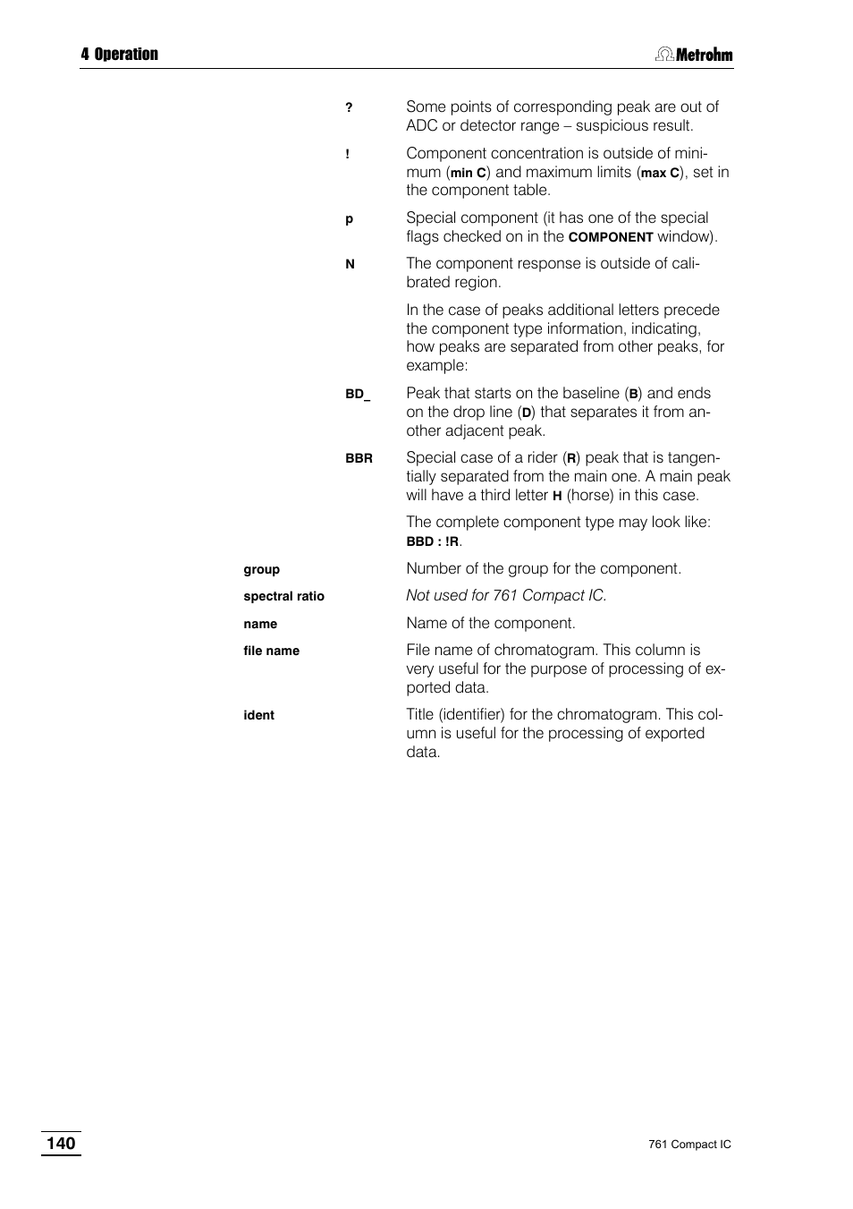 Metrohm 761 Compact IC User Manual | Page 150 / 228