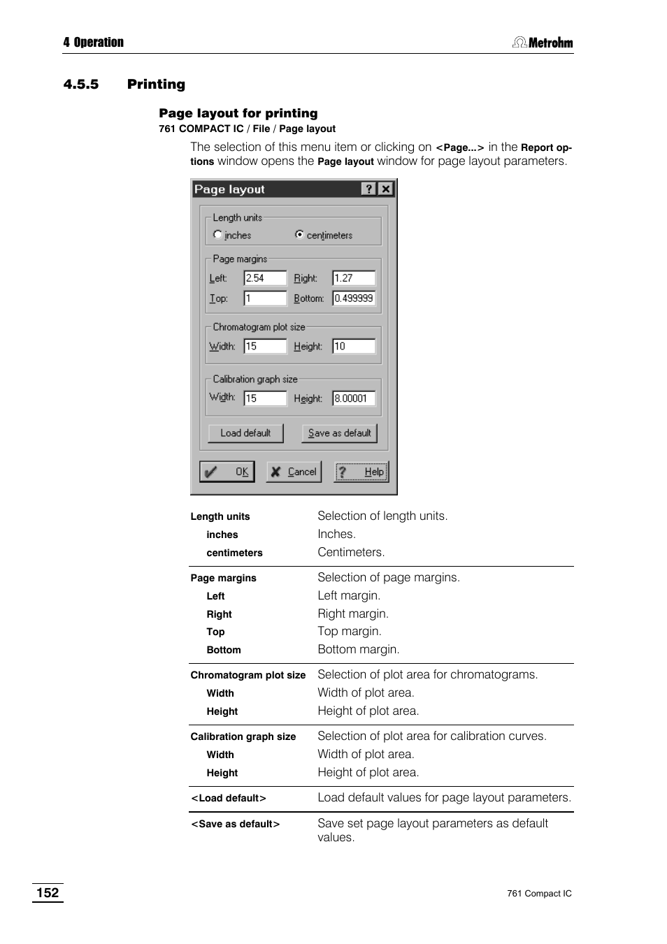 5 printing | Metrohm 761 Compact IC User Manual | Page 162 / 228