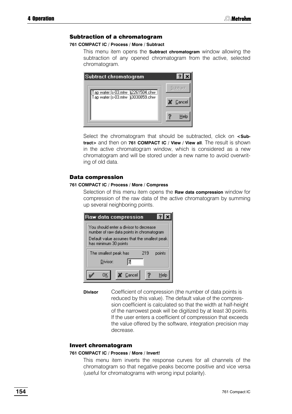 Metrohm 761 Compact IC User Manual | Page 164 / 228